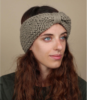 Headband Schleife Winter Ginger headband taupe